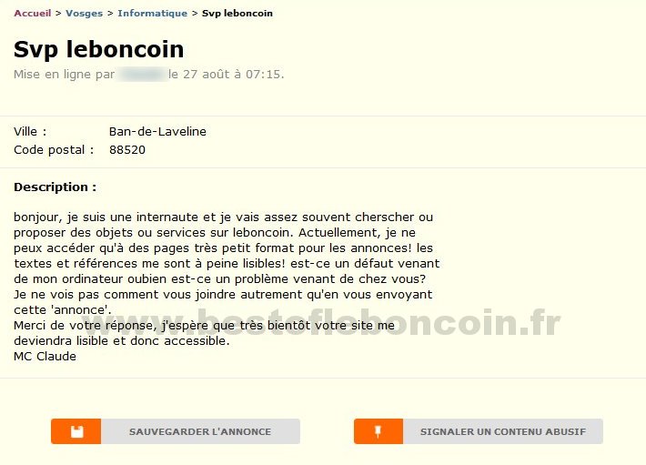 SVP Leboncoin